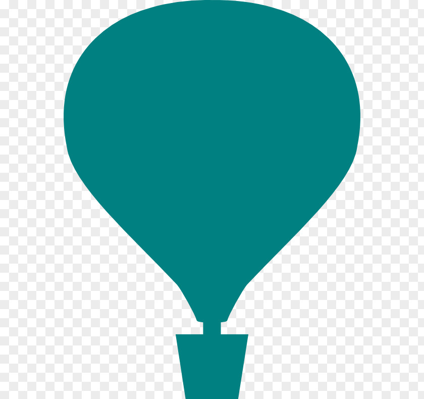 Hot Air Teal Turquoise Clip Art PNG