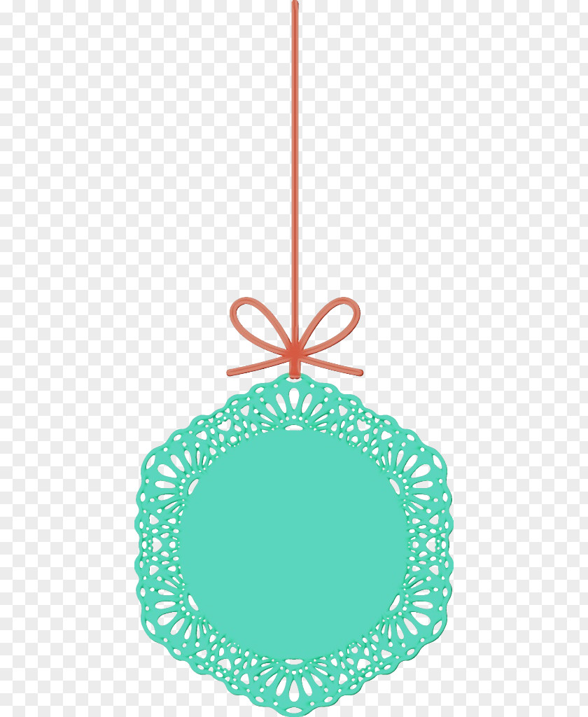 Ornament Holiday Turquoise Aqua Teal PNG