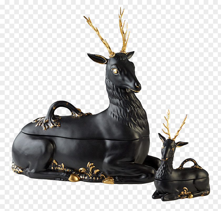 A Deer Stumbled By Stone Tureen Mottahedeh & Company Tableware Designer PNG