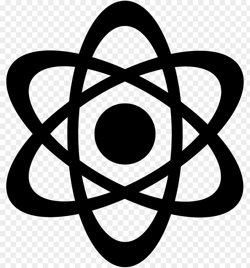 Atom Stencil Vector Graphics Physics Molecule PNG