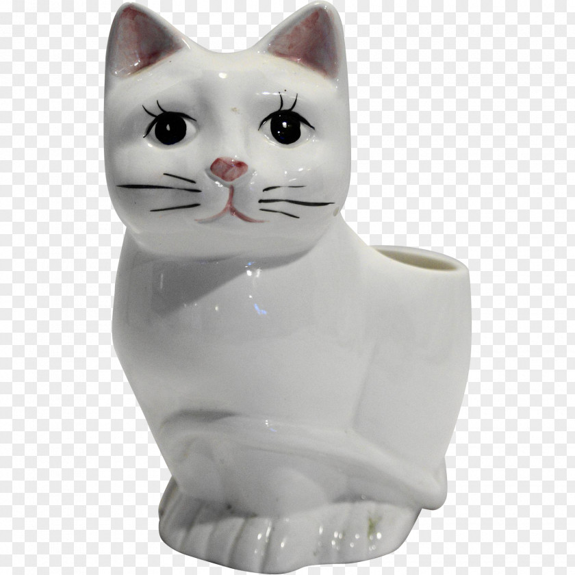 Cat Whiskers Domestic Short-haired Ceramic Figurine PNG