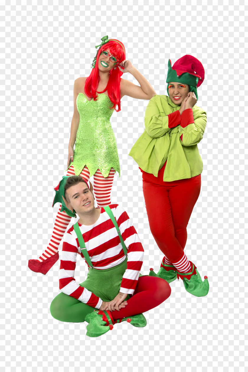 Christmas Ornament Elf Clown Costume PNG