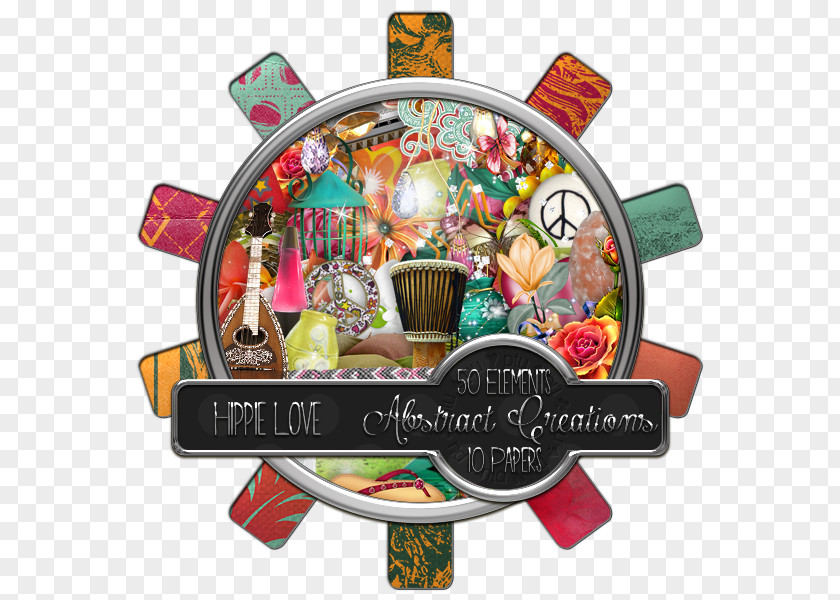 Hippie Food Christmas Ornament Confectionery PNG