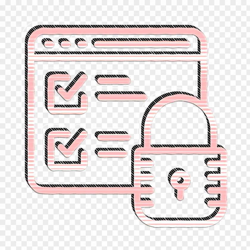 Secure Data Icon Lock Protection PNG