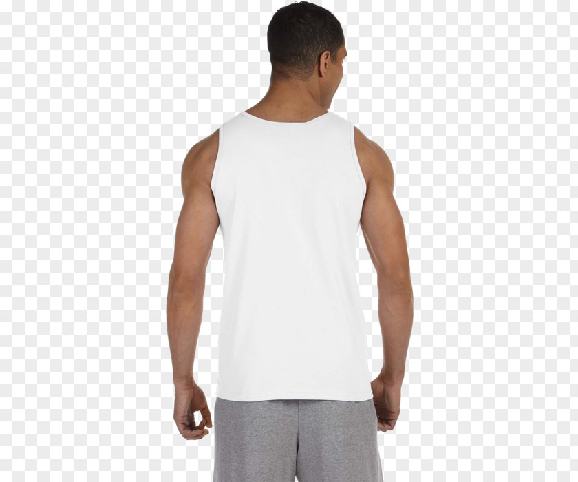 White Tank Top T-shirt Sleeve Hoodie Clothing PNG