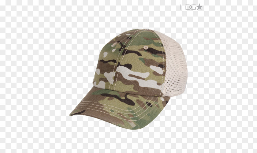 Cap MultiCam Baseball Hat Side PNG