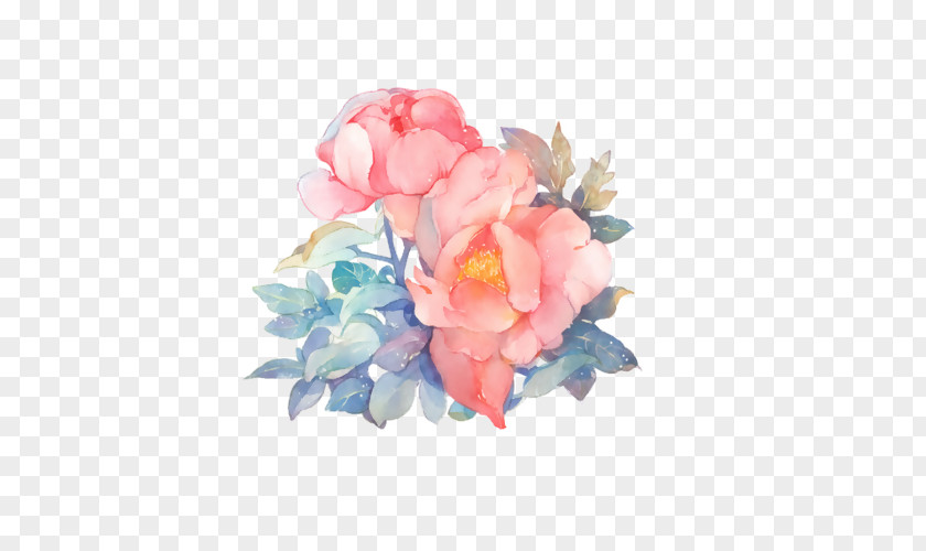 Flower Pink Flowers Watercolor Painting Clip Art PNG
