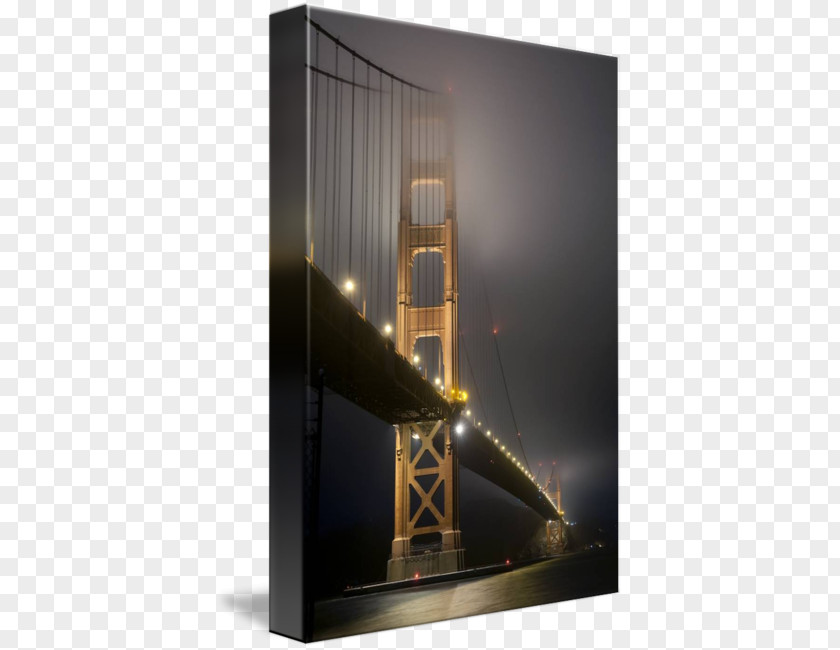 Golden Gate Bridge Gallery Wrap Canvas Art PNG