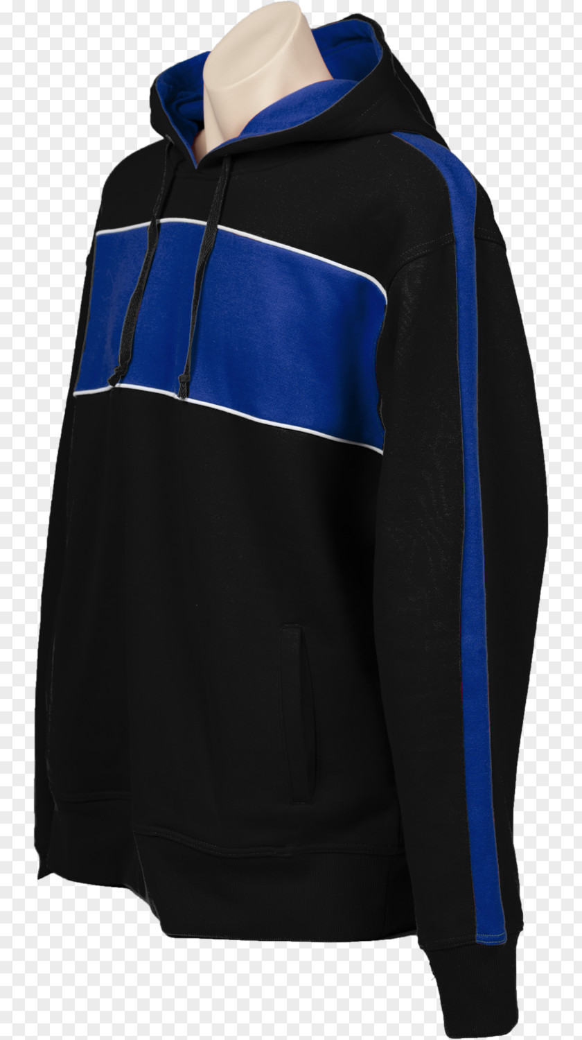 Hooddy Sports Hoodie Cobalt Blue Bluza Jacket PNG