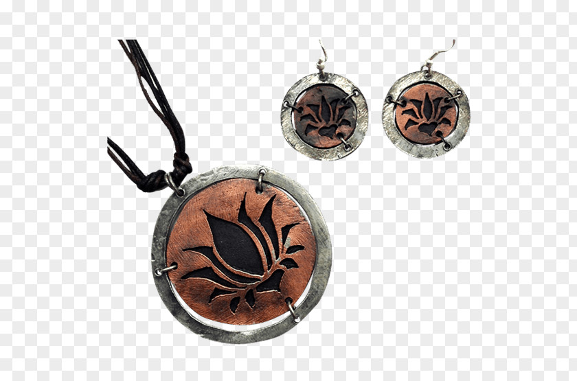 Lotus Lantern Locket Silver Copper Jewellery PNG
