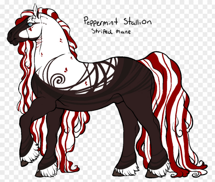 Mustang Pony Stallion Halter PNG