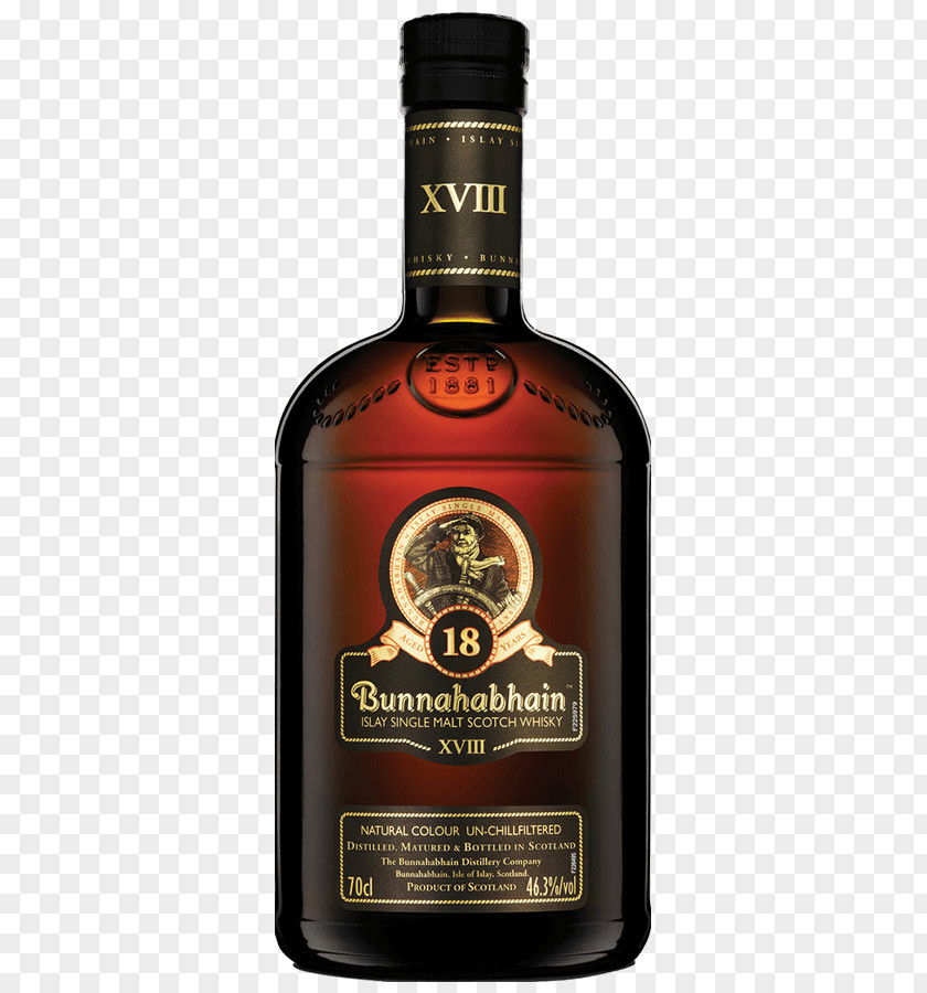 18 Years Old Single Malt Whisky Scotch Islay Whiskey PNG