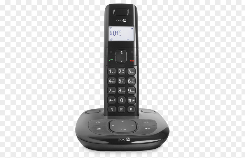 Answer Phone Feature Mobile Phones Cordless Telephone Digital Enhanced Telecommunications Doro PNG