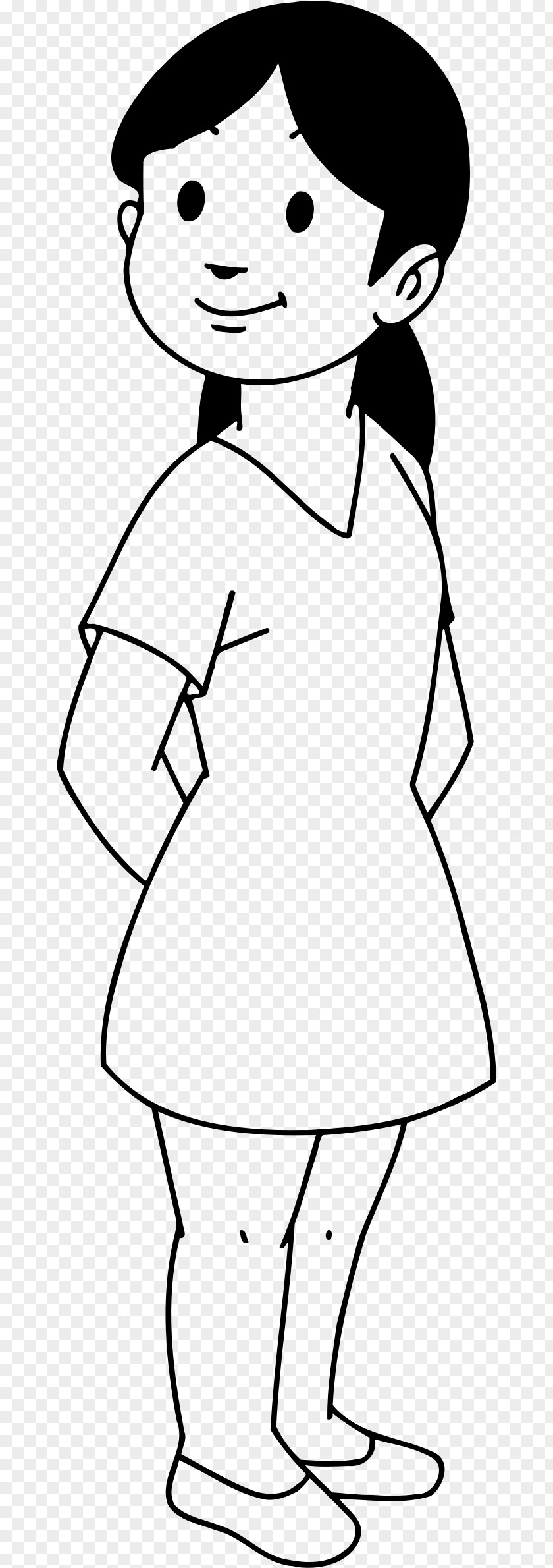 Child Line Art Drawing Woman Clip PNG