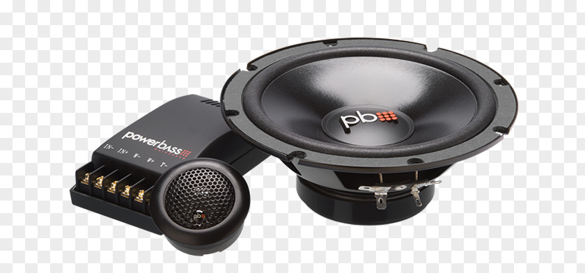 Drop Bass Network Powerbass S-60C 6.5 Inch Component Speakers Loudspeaker Car Electronic PNG