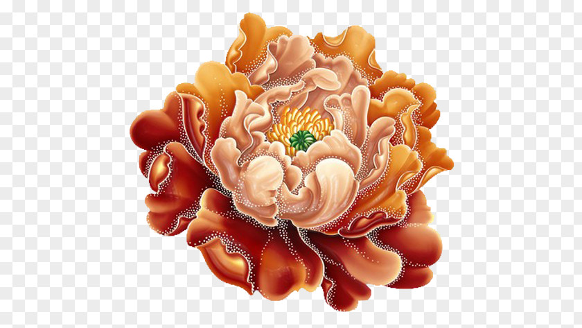 Made Moutan Peony Image Design Flower PNG