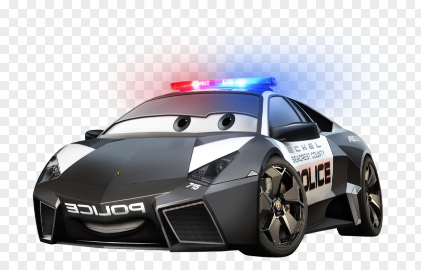 Police Car Lightning McQueen Cars Pixar Character Film PNG