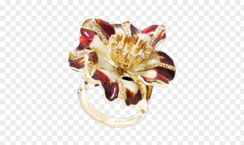 Ruby Gold Body Jewellery PNG