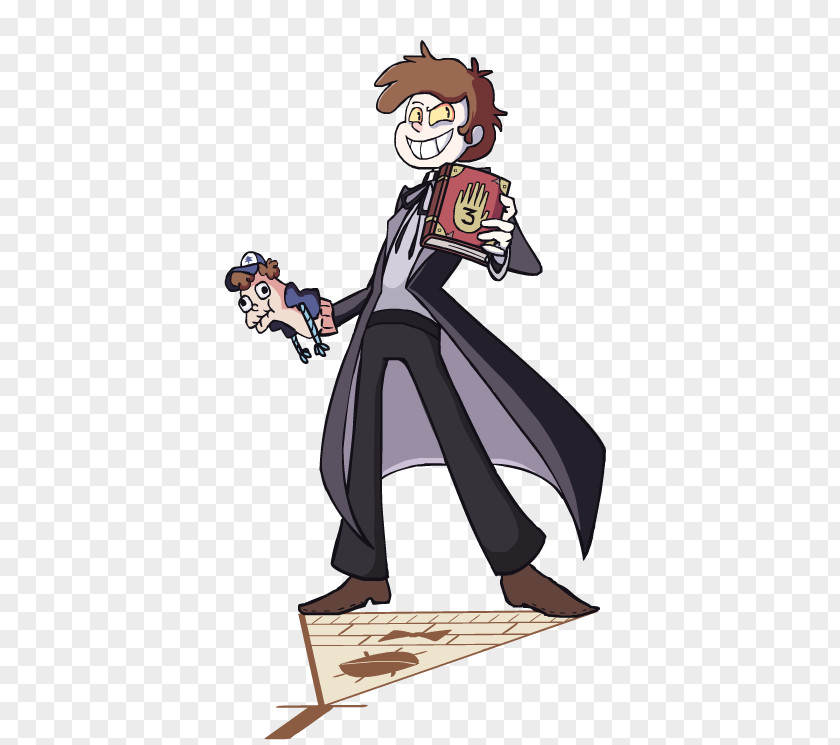 Zed The Master Of Shadows Dipper Pines Mabel Bill Cipher Fan Art PNG
