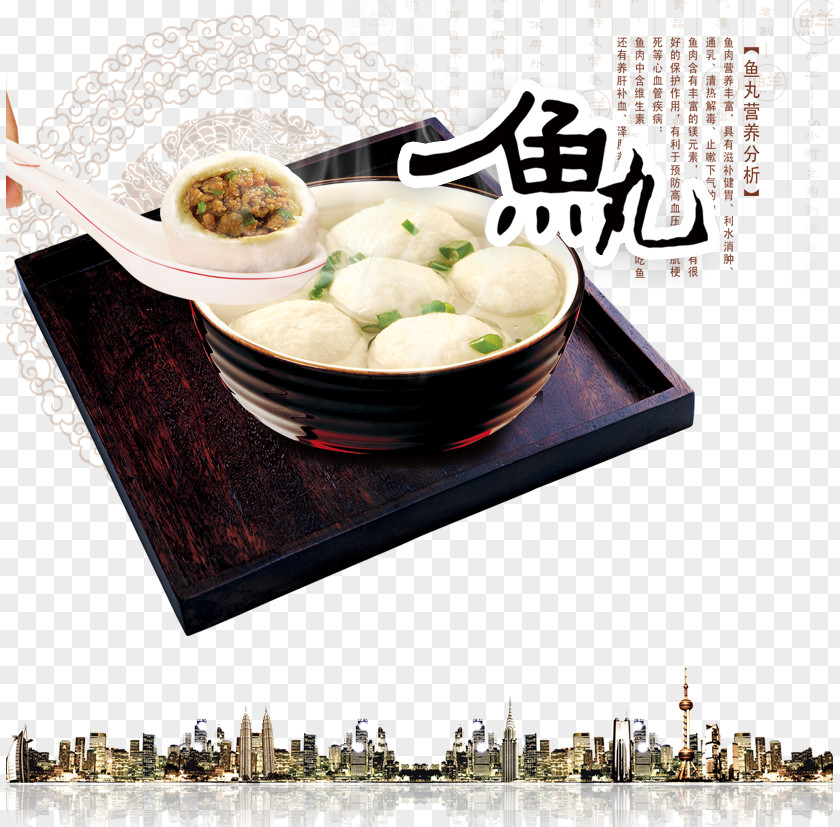 Fish Balls Effect Map Ball Hot Pot Fuzhou Takoyaki Poster PNG