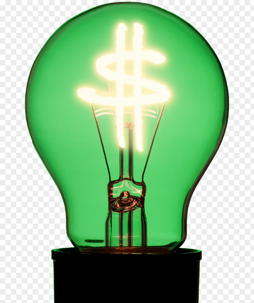 Green Money Bulb Lighting Retrofitting LED Lamp Incandescent Light PNG