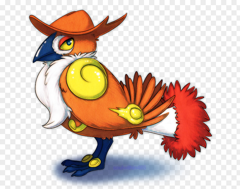 Pokemon Honchkrow Infernape Digital Art PNG