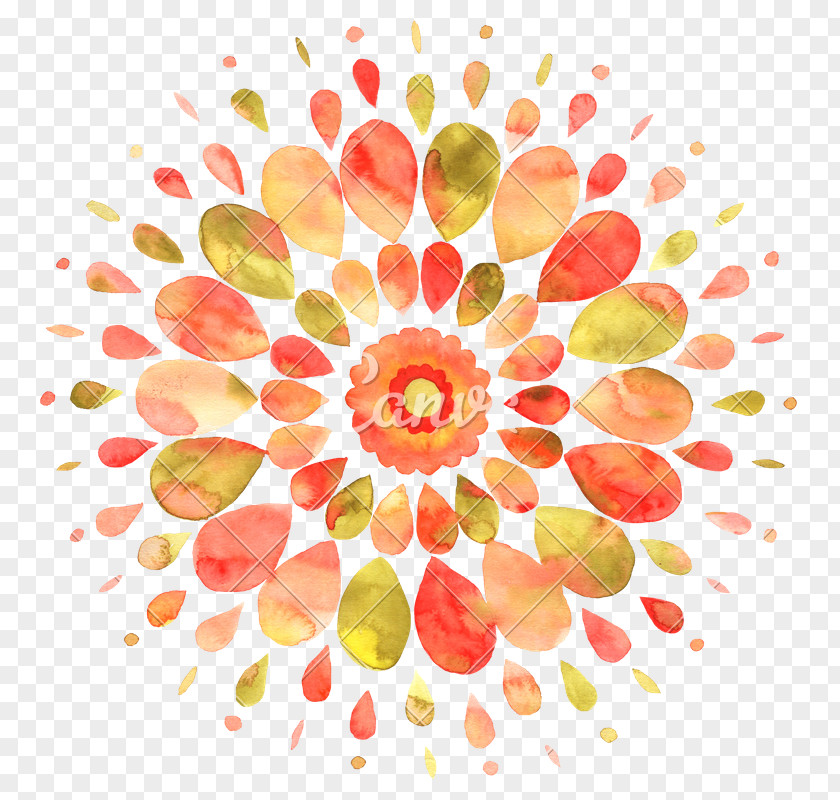 Watercolor Mandala Watercolour Flowers Desktop Wallpaper Painting Drawing Art PNG