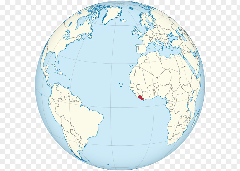 Central Ghana Globe World Guinea Cape Verde PNG