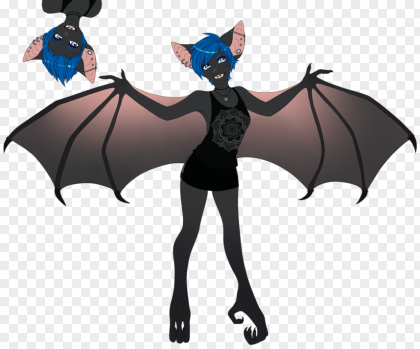Demon BAT-M Legendary Creature Animated Cartoon PNG