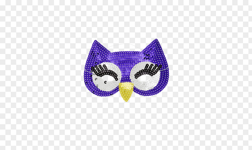 Owl Mask Disguise Costume Sequin PNG