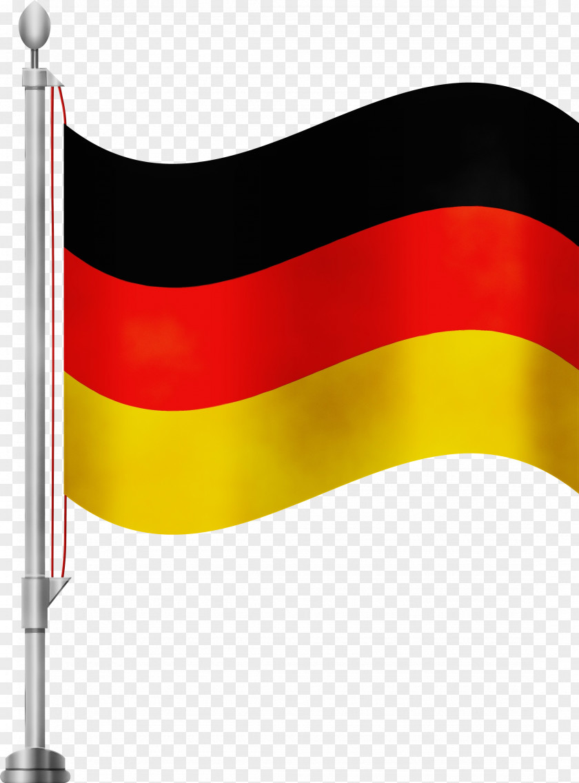 Red Flag Yellow Background PNG