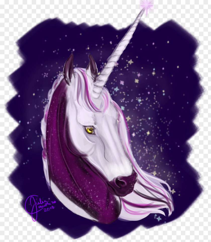 Wisteria Purple Violet Lilac Unicorn Legendary Creature PNG