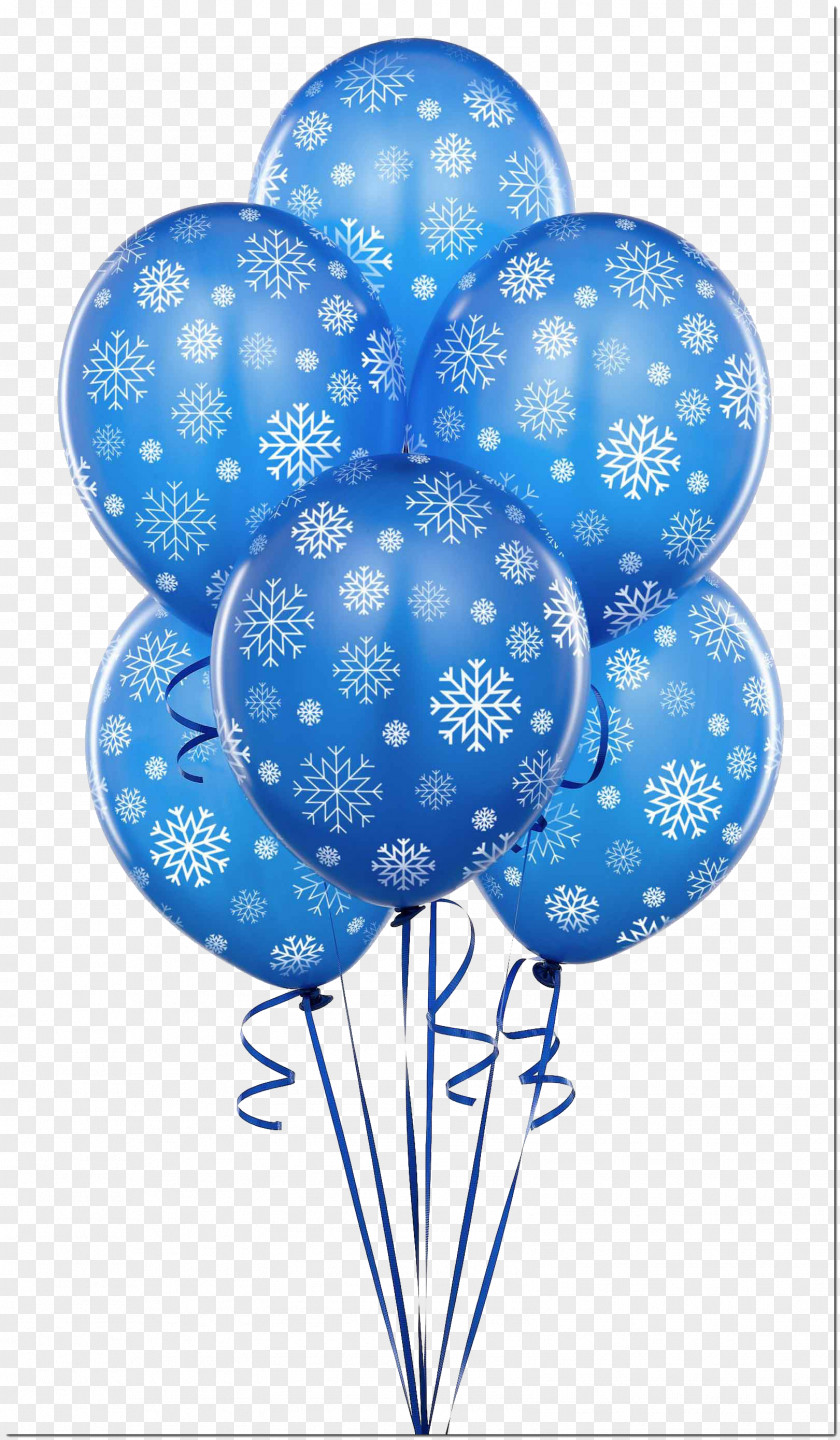 Blue Balloon Party Birthday Flower Bouquet PNG