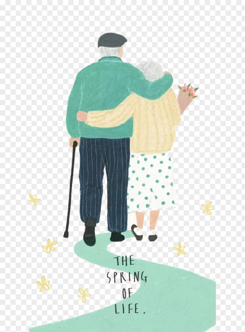 Elderly Couples PNG couples clipart PNG