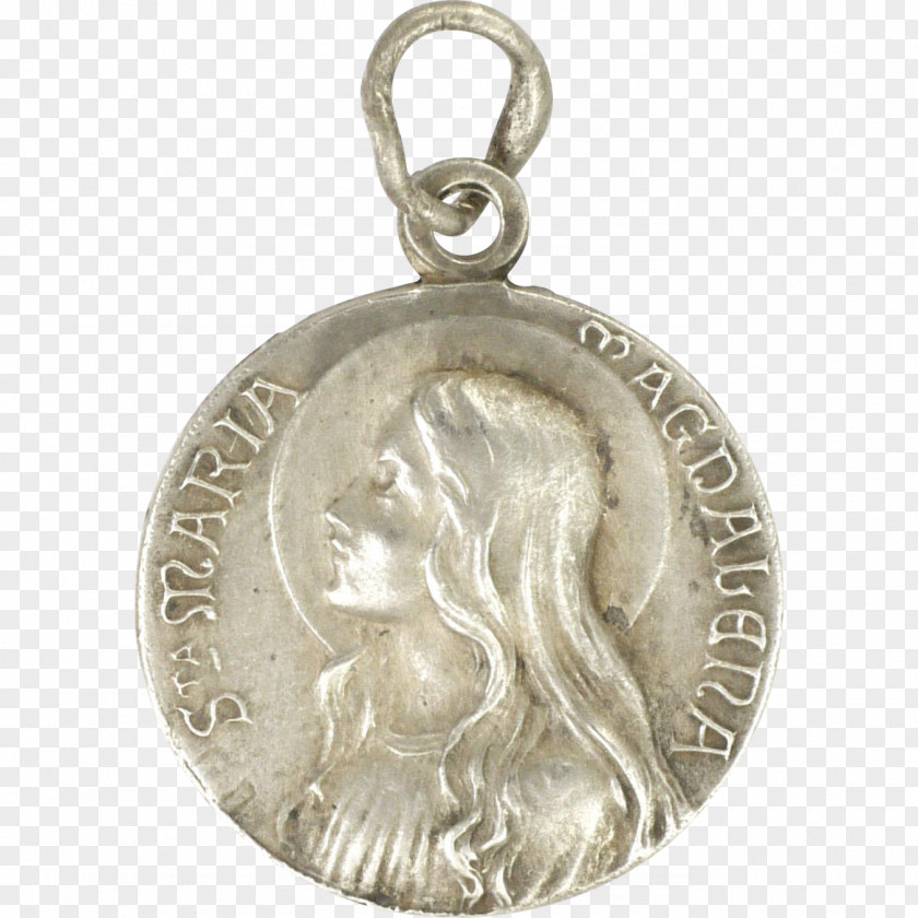 Medal Locket Silver Nickel PNG