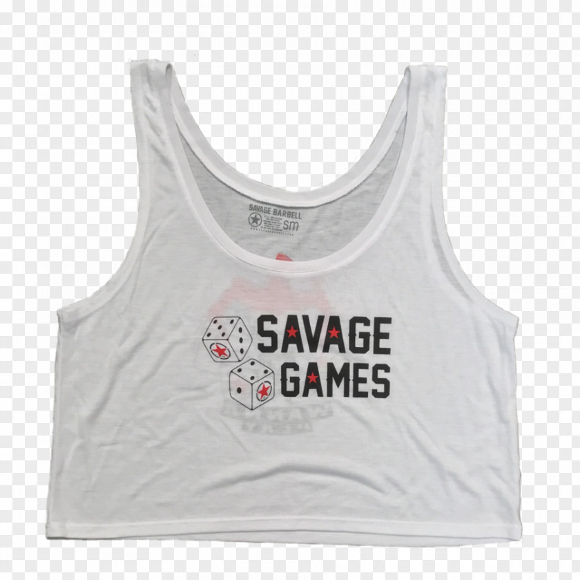 White Tank Top T-shirt Sleeveless Shirt Gilets Gainesville PNG