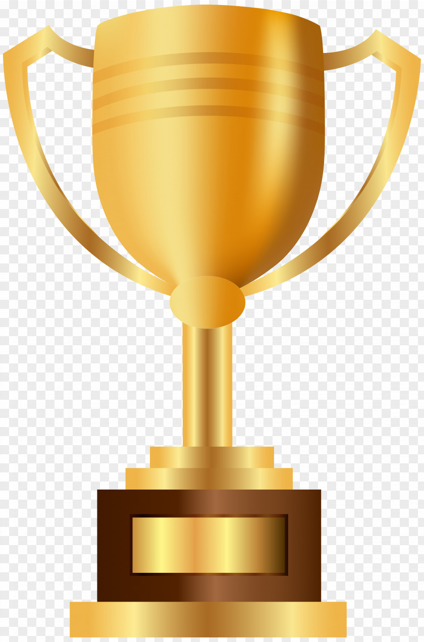 Golden Cup Prize Trophy Award Clip Art PNG