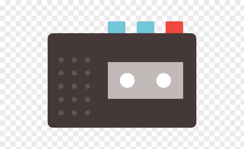 Radio Compact Cassette Icon PNG