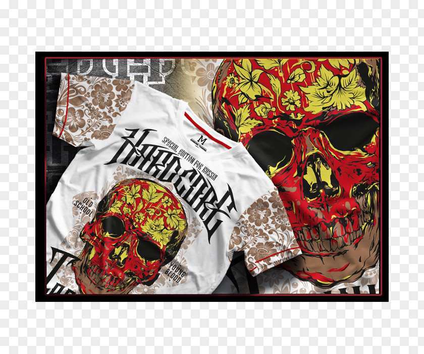 T-shirt Skull Sleeve Boxing Textile PNG