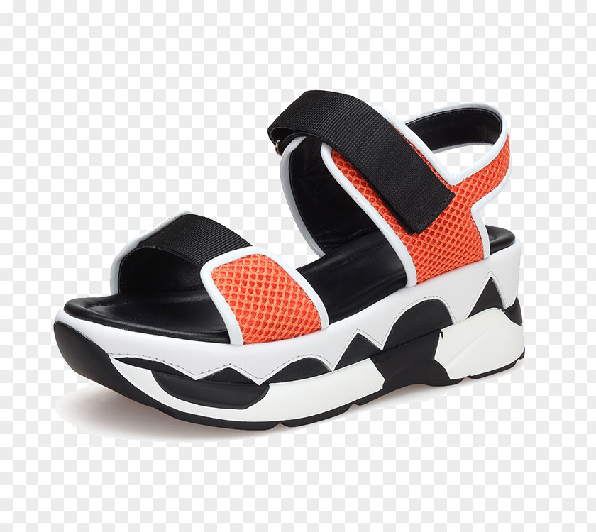 Thick Crust Casual Sandals Sandal Taobao Platform Shoe Tmall PNG