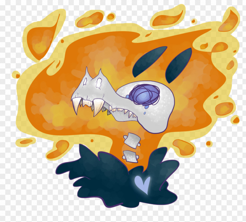 Flame Skull Pursuit Illustration Clip Art Carnivores Orange S.A. PNG