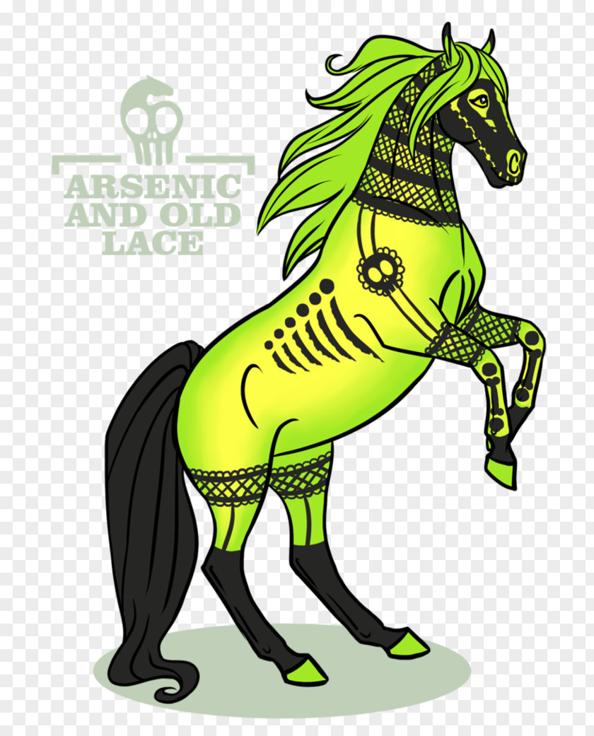 Mustang Stallion Donkey Mane Illustration PNG