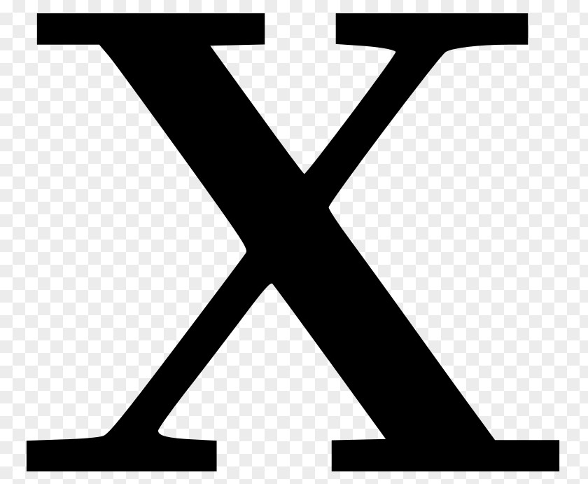 X Vector Letter Alphabet Clip Art PNG