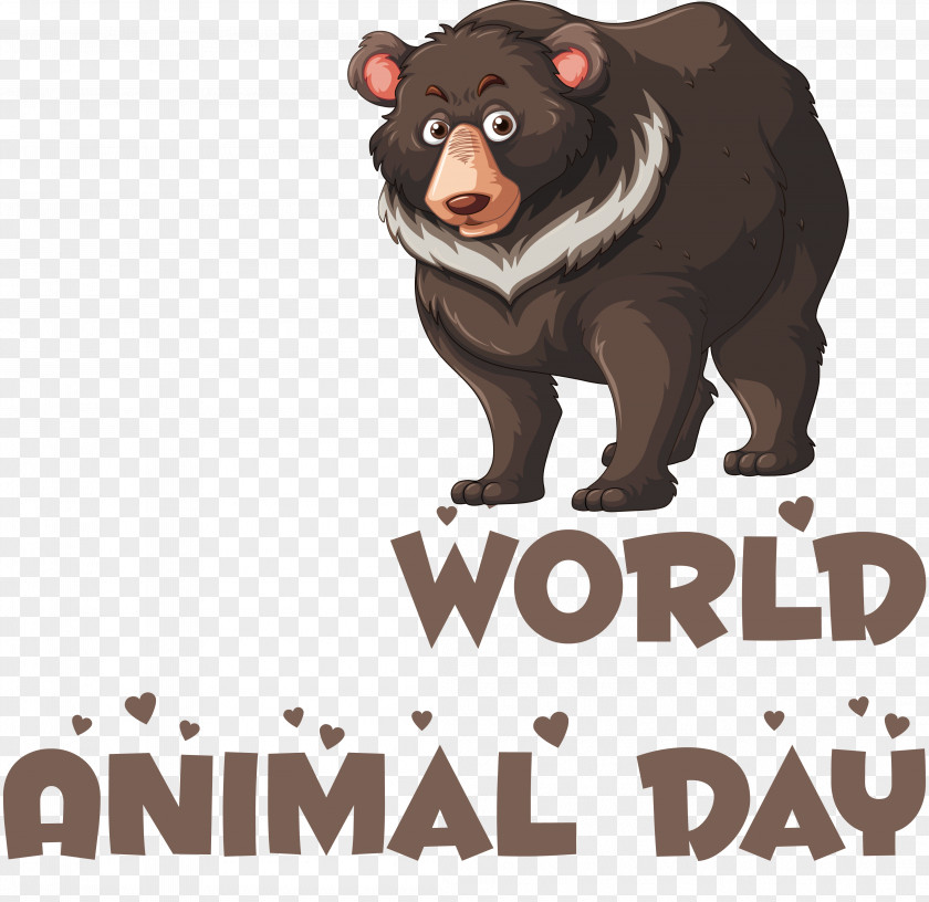 Bears Logo Snout Font Birthday PNG