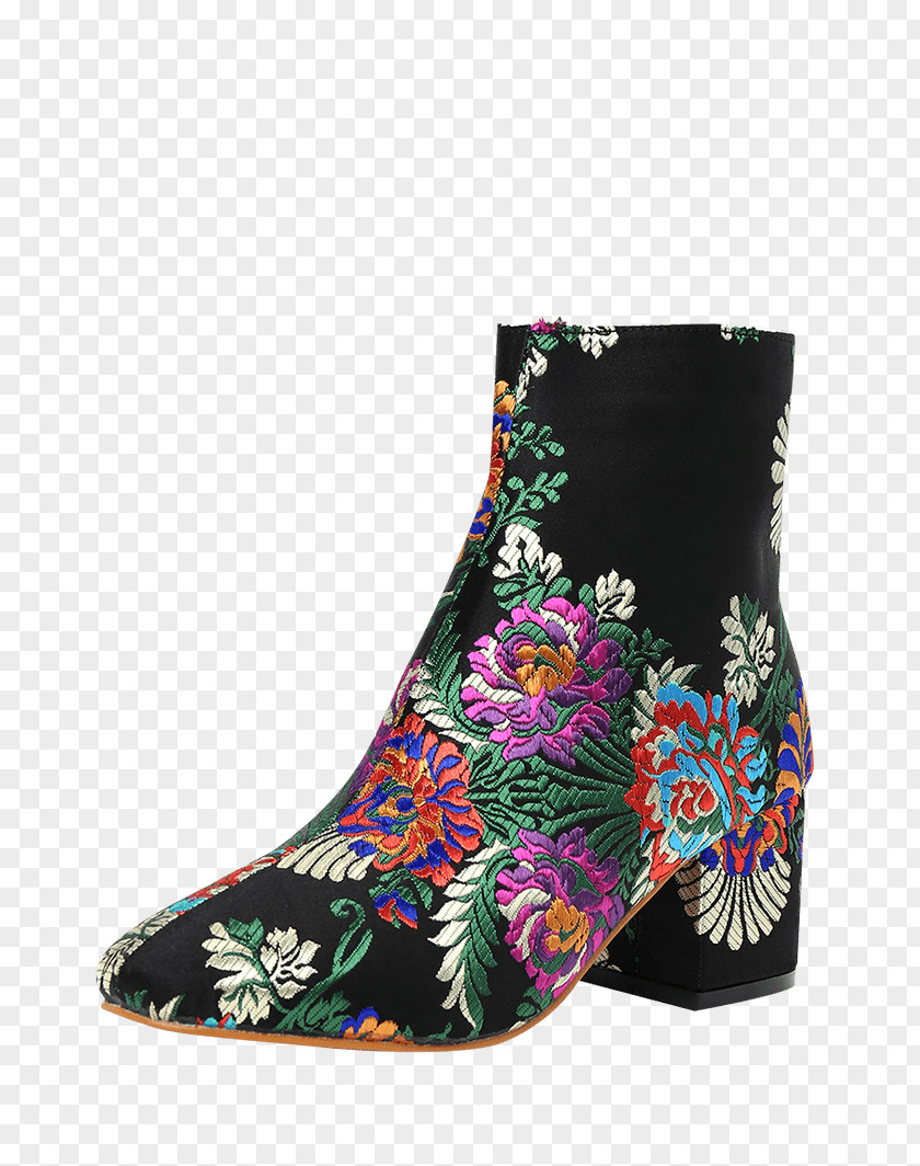 Boot Fashion Shoe Embroidery PNG