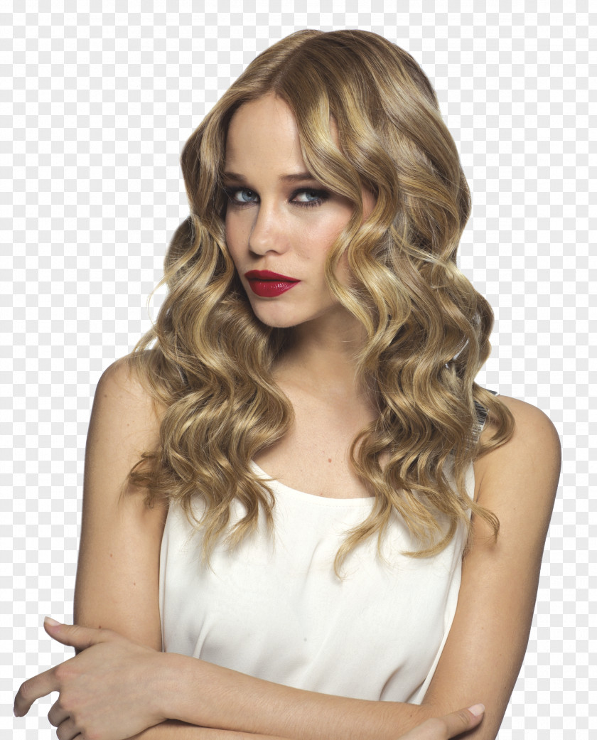 Hair Blond Ringlet Brown Coloring PNG