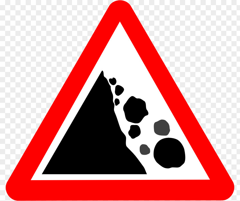 Rock Traffic Sign Clip Art Vector Graphics PNG