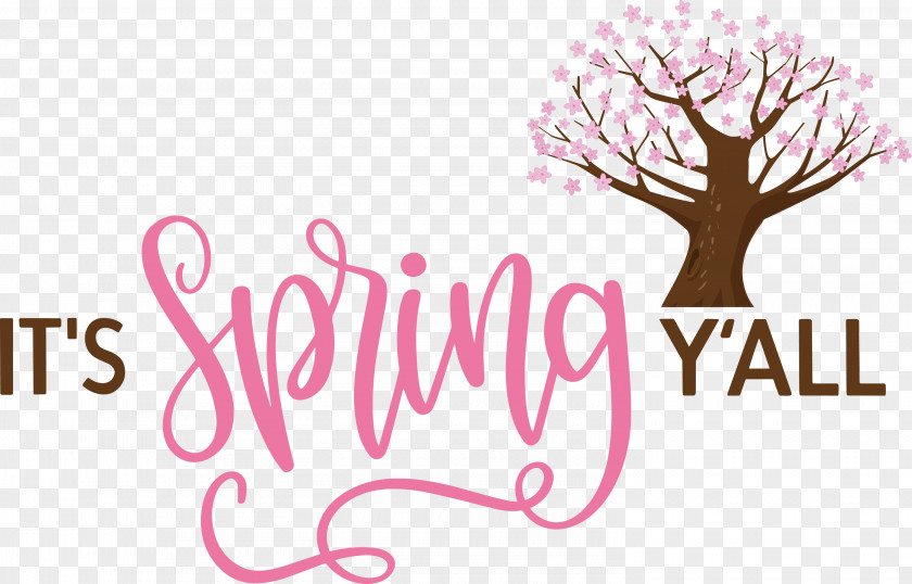 Spring Quote Message PNG