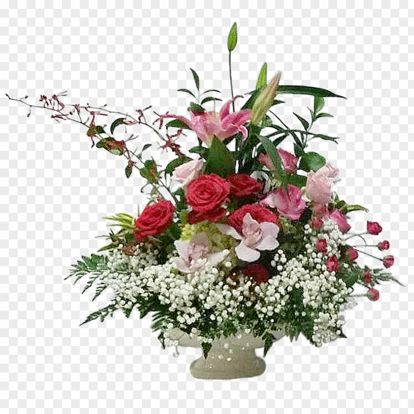 Flower Bouquet Rose Color Red PNG