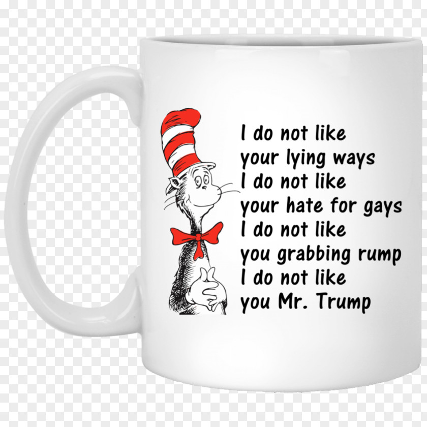 Mug The Cat In Hat Child T-shirt PNG